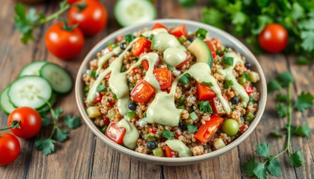 quinoa salad dressing