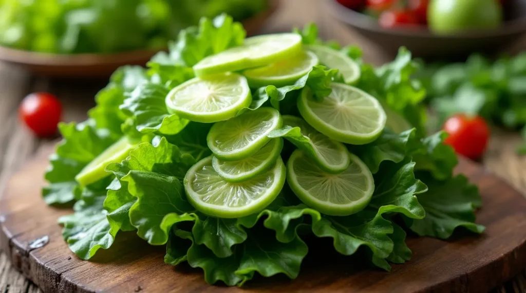 Romaine lettuce and fennel